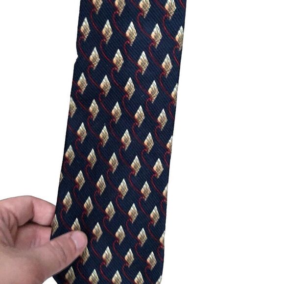 RARE Christian Dior Tie Blue/Red - Picture 6 of 8